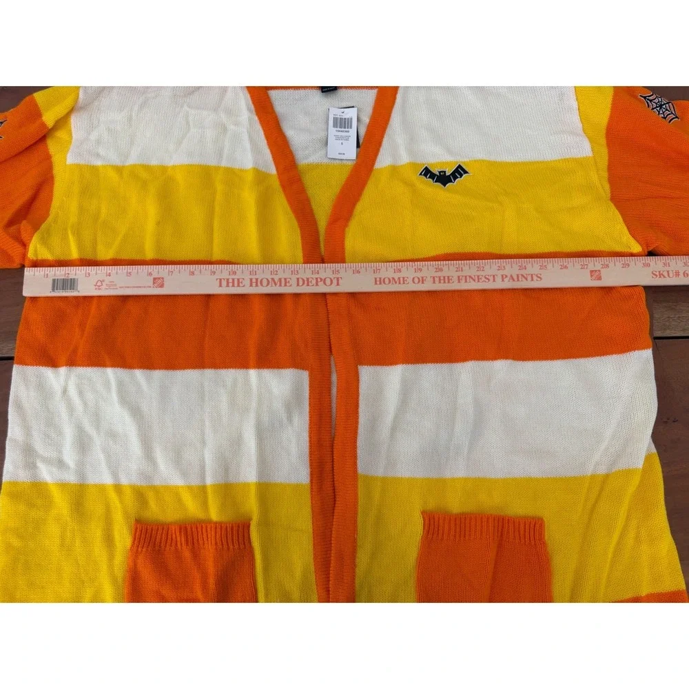 Disney Her Universe Halloween Candy Corn Mickey Minnie Cardigan Plus Size 5 NEW